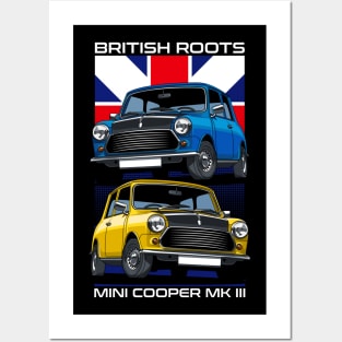 Classic Cooper British Car Posters and Art